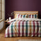 Check bedding in Plum- Reversible Duvet Set