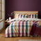 Check bedding in Plum- Reversible Duvet Set