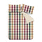 Check bedding in Plum- Reversible Duvet Set