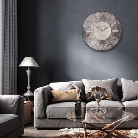 Florentine Silvern Oversized Wall Clock