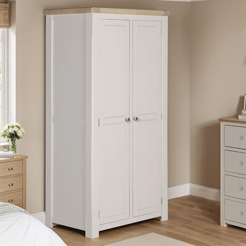 Doune 2 Door Wardrobe Taupe