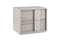 Jules Bedside Table 2 Drawer Grey