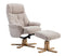 Dubai Swivel Recliner & Footstool