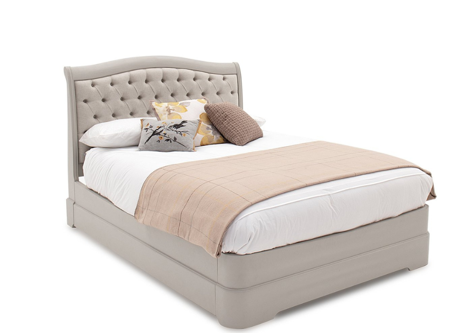 Mabel Bed Upholstered Headboard Bedframe