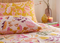 Protea Abstract Reversible Floral Duvet Cover Set Pink
