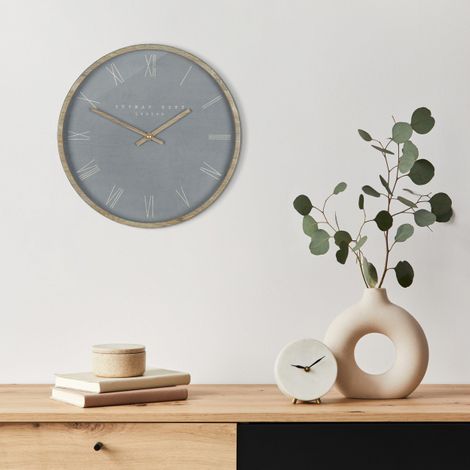 Nordic Cement Small Wall Clock