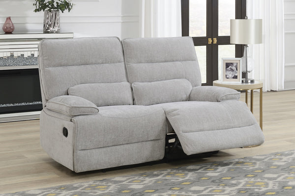 Eloise 2 Seater Manual Recliner Grey