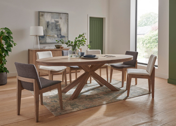 Falun Oval Medium Dining Table Oak