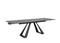 Icarus 1600/2400 Dining Table Black