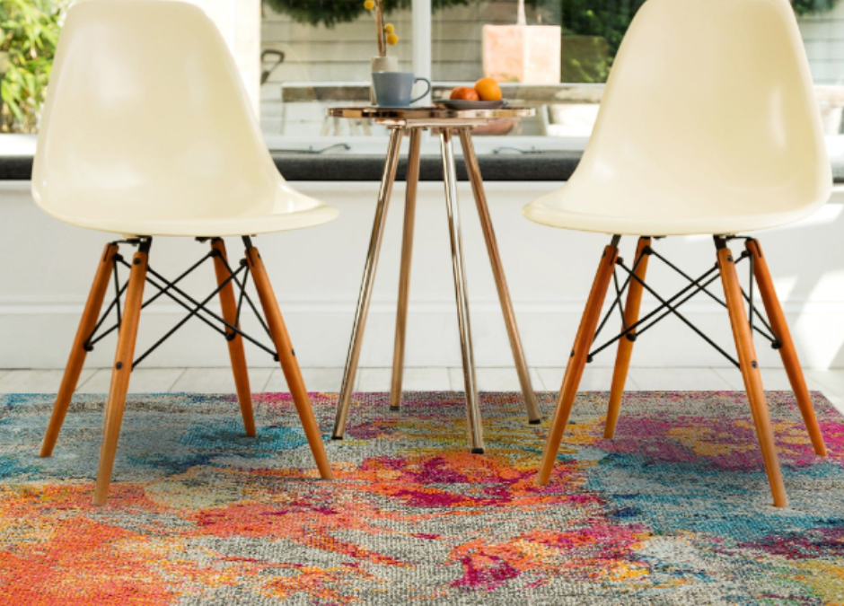 Colours Cloud Galactic Multi-Colour Abstract Rug