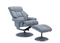 Biarritz Recline Swivel Chair & Footstool
